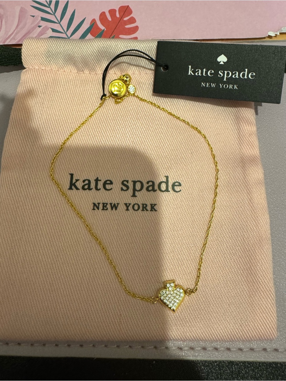 Kate Spade Gold Spade Bracelet